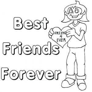 BFF Coloring Pages  Mejores amigas dibujo, Dibujos de amistad faciles,  Dibujos bonitos