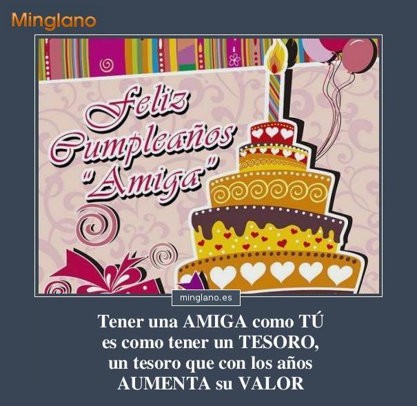 Mensaje De Cumpleaos Para Una Amiga  Frases De Amigos